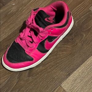 Nike Black and Pink Athletic Shoes